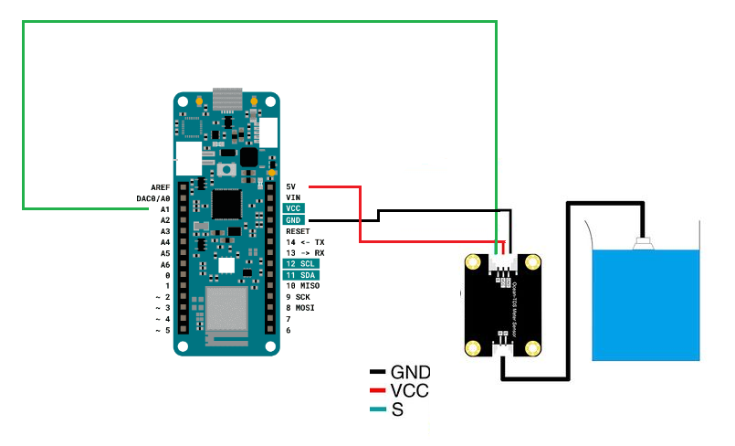 Fritzing diagrama TDS